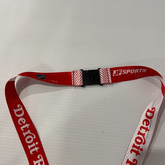 🏒3/$15🏒 Detroit Red Wings JF Sports NHL Breakaway Lanyard 17" - NEW - Picture 5 of 5